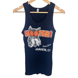 Hooters Orange County Anaheim, CA American Apparel Ribbed Tank Top Size XL